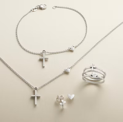 Faith and Love Ring Set