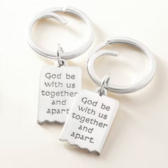Mizpah Key Chain Set