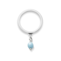 Glass Enhancer Bead Dangle Ring