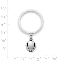 Jingle Bell Charm Dangle Ring