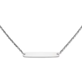 Engravable Horizon Necklace