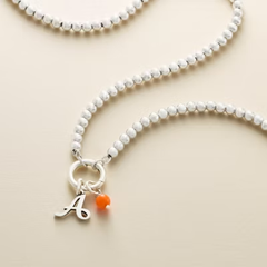 Beaded Chain Changeable Charm Necklace