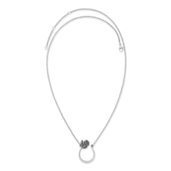 Rose Changeable Charm Holder Necklace