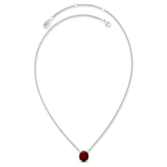 Oval Gemstone Necklace