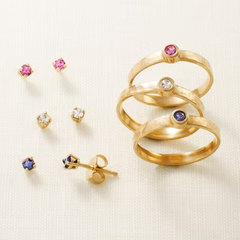 Petite Gemstone Studs