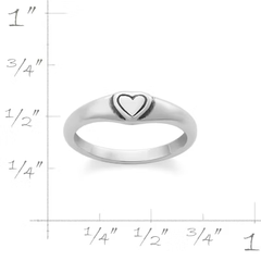 Child's Cherished Heart Ring
