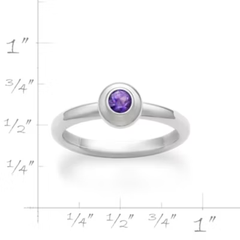 Avery Remembrance Birthstone Ring