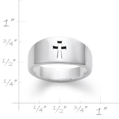 Narrow Crosslet Ring