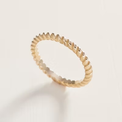 Small Twisted Wire Ring
