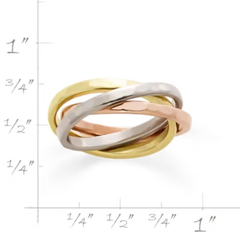 Entwined Trio Combo Ring