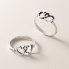 Two Hearts Together Ring