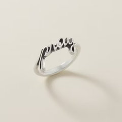 "Pray" Ring