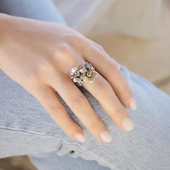 Blossoms and Bee Ring