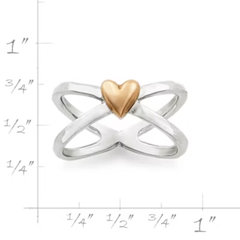 Cross Your Heart Ring