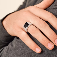 Classic Gemstone Signet Ring