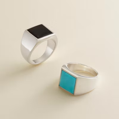 Classic Gemstone Signet Ring