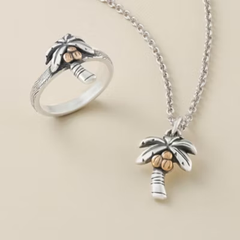 Tropical Palm Tree Charm