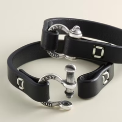 "Hold Fast" Leather Bracelet