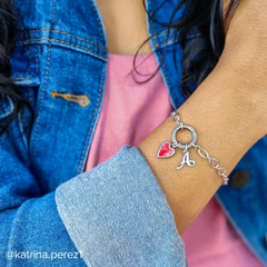 Ornate Circlet Changeable Charm Bracelet