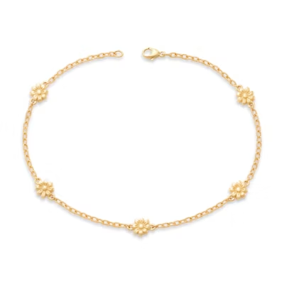 Margarita Flower Anklet