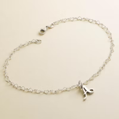 Delicate Connected Hearts Anklet