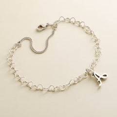 Light Connected Hearts Charm Bracelet