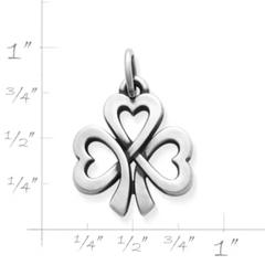 Shamrock of Hearts Charm