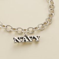 "Navy" Charm