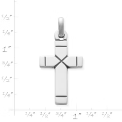 Plain Latin Cross Pendant