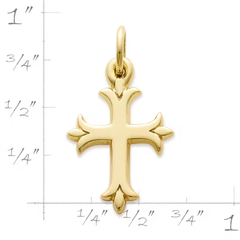 Fleuree Cross Charm