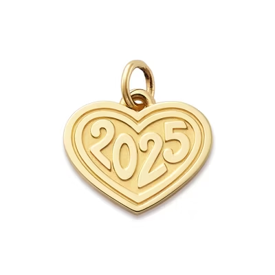 Heart Year Charm