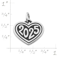 Heart Year Charm