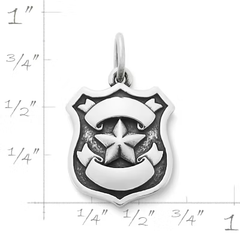 Law Enforcement Badge Charm