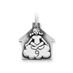 Girl in Cloud 9 Charm