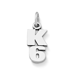 K Drop Number Charm