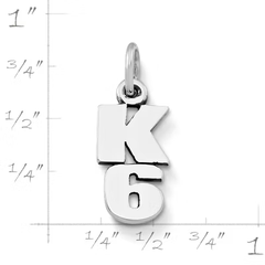 K Drop Number Charm