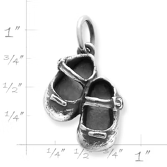 Lil' Girl Baby Shoes Charm