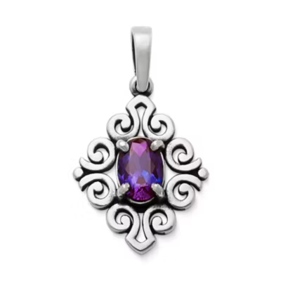 Spanish Lace Birthstone Pendant