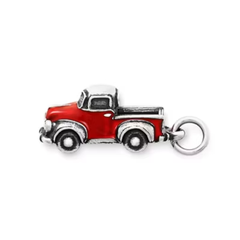 Enamel Vintage Truck Charm