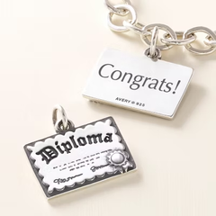 Graduation Diploma Charm