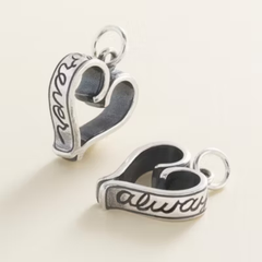 Forever and Always Heart Charm