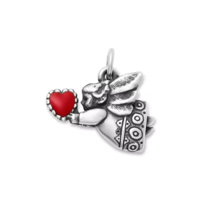 Enamel Love Angel Charm