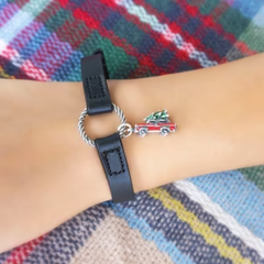 Enamel Family Christmas Tree Charm