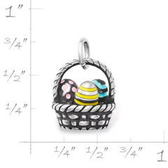 Enamel Easter Basket Charm