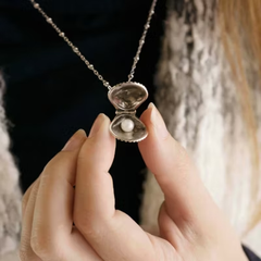 You Are My Pearl Charm with Cultured Pearl