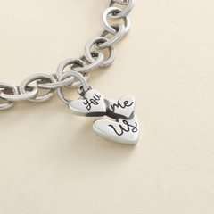 "You Me Us" Charm