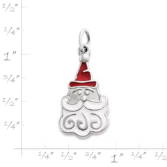 Enamel Sweet Santa Charm