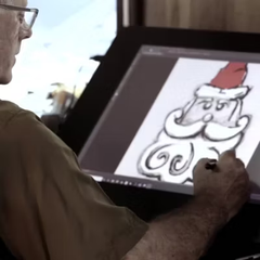 Enamel Sweet Santa Charm