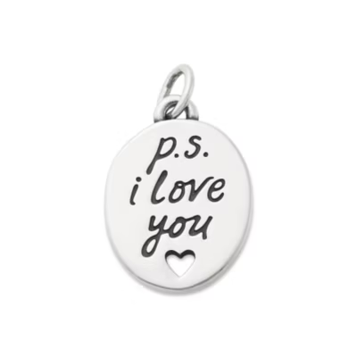 "P.S. I Love You" Charm