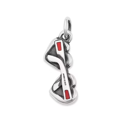 Enamel Heart Sunglasses Charm